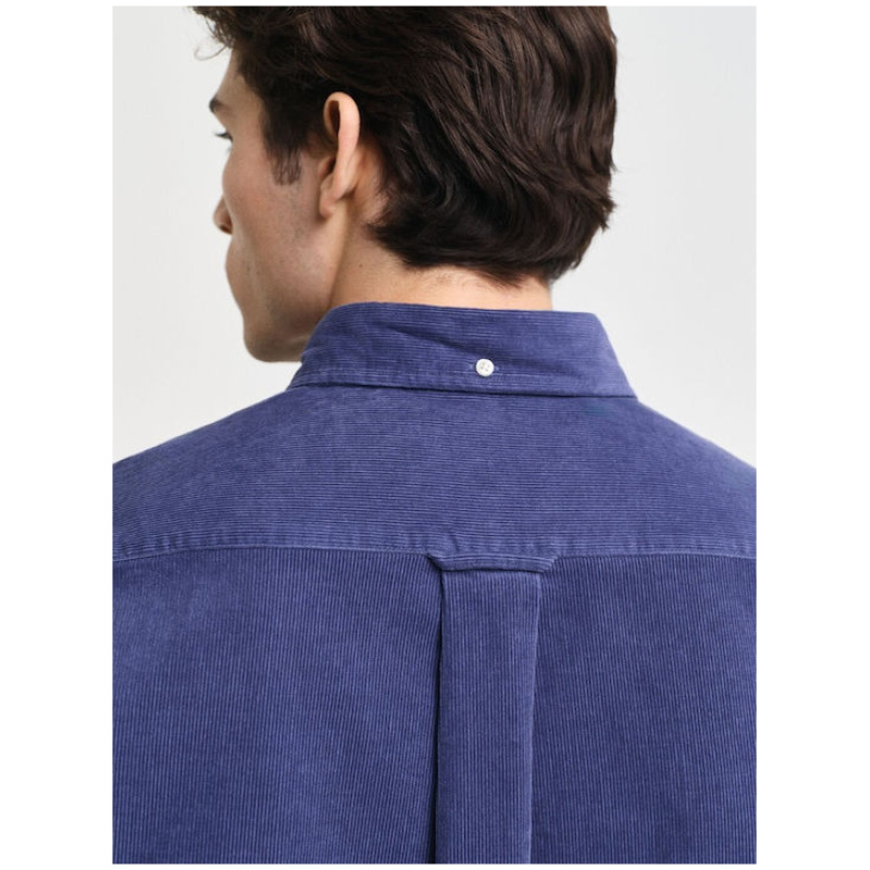 GANT Κοτλέ πουκάμισο dusty navy
